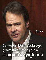 Dan Ackroyd is a talented actor, musician, screenwriter, and comedian who grew up with Tourette's and Asperger's Syndrome. His NPR interview is very interesting!